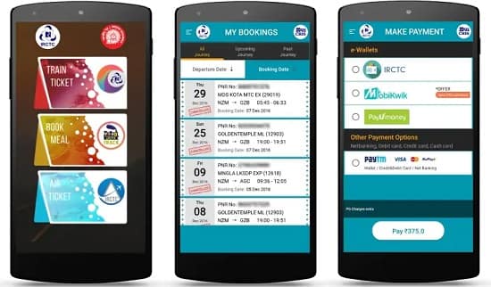 irctc mobile app