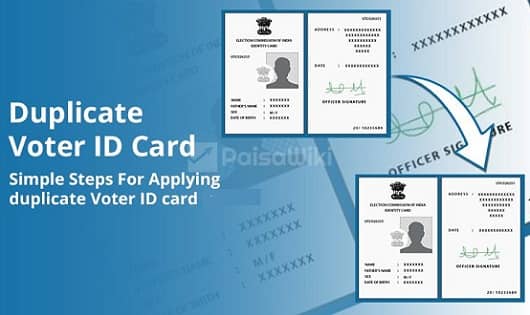 Duplicate Voter Id Card