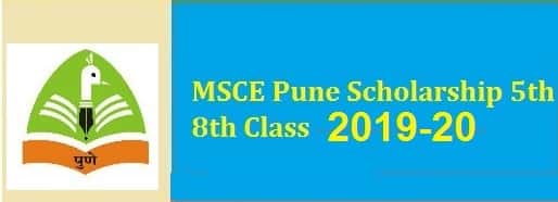 MSCE Pune scholarship