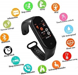 SBA999 ABM402 M4 Smart Fitness Band Tracker