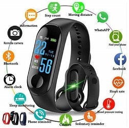 Smart Band Fitness Tracker Watch Heart Rate with Activity Tracker