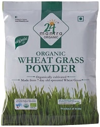 24Mantra Organic Wheat Grass Powder