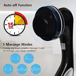 AGARO 33324 Relaxo Electric Handheld Full Body Massager