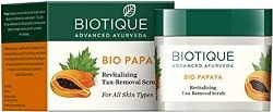Boutique Bio Papaya Revitalizing Tan Removal Scrub