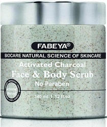 FABIA Biocare Natural Activated Charcoal Face and Body Scrub