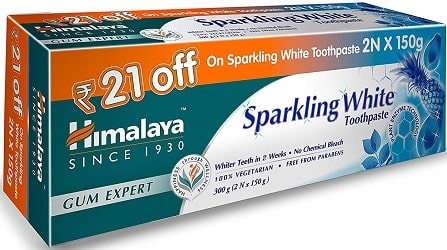 Himalaya Herbals Sparkling White Toothpaste