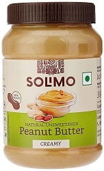 Solimo Natural Unsweetened Peanut Butter