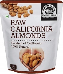 WONDERLAND FOODS (DEVICE) California Raw Almonds