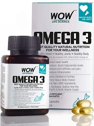 WOW Omega-3 Fish Oil Triple Strength 1000mg