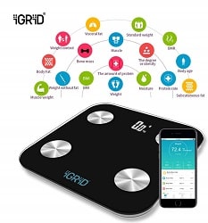 iGRiD Bluetooth Smart Body Fat Weight Scale