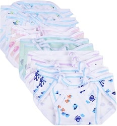 FirstVibe New Born Washable Reusable Hosiery Cotton Diapers