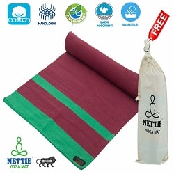 Nettie Handloom Cotton Yoga Mat