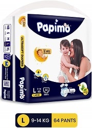 Papimo Baby Pants Diapers with Aloe Vera