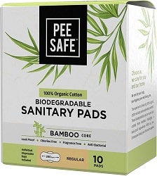 Pee Safe Organic Sanitary Pads