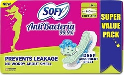 Sofy Antibacterial Extra Long Pads