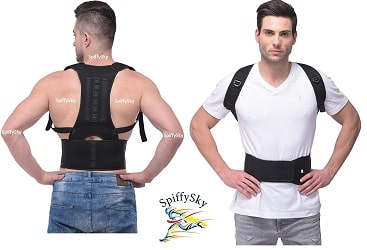SpiffySky Posture Corrector Shoulder Back Support Belt