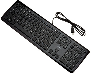 Amazon Basics wired keyboard