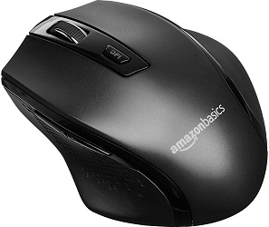 AmazonBasics Ergonomic Wireless Mouse