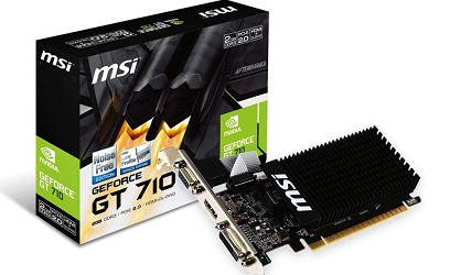 MSI GT 710 2GD3H LP DDR3, Graphics Card