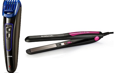 Nova NHT-1071 titanium coated USB trimmer