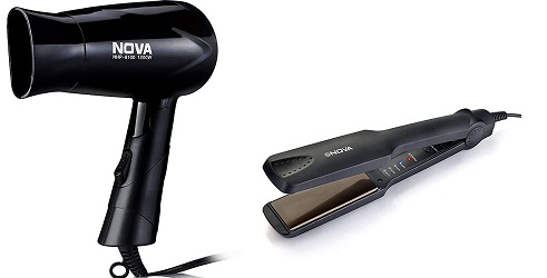 Nova hair styling kit - Dryer+ straightener