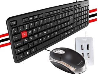 Quantum Wired USB Combo with Keyboard