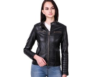 black leather jacket under 1000