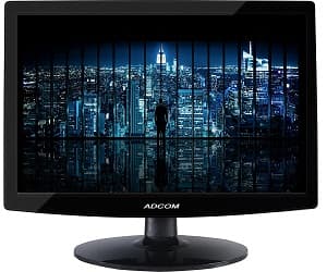 Adcom 15.4 inch LED Wide Screen Desktop Monitor