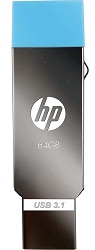 HP HPFD302M 64GB OTG Flash Drive