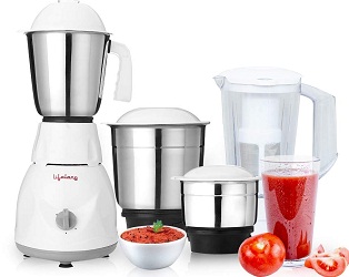 Lifelong Mixer Grinder with Stainless Steel Jars