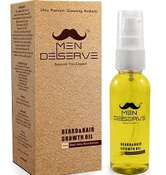 Men Deserve Beard & Hair Growth Booster Oil