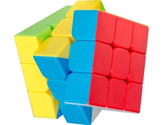 SaffronMist High Speed Stickerless Puzzle Cube