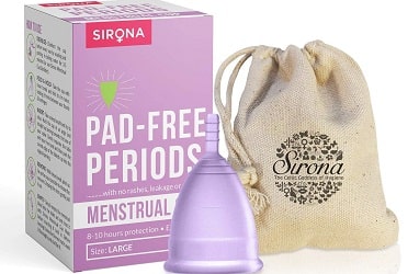 Sirona Large Size Menstrual Cup for Women