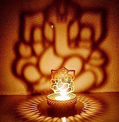 Heaven Decor Ganesh Ji Tealight Candle Holder