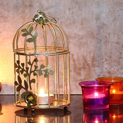 WebelKart Birdcage Tea Light Holder