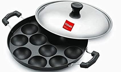 Tosaa 12 Cavity Appam Maker With Lid