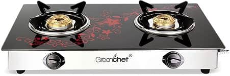 GREENCHEF 2 Burner Glass Stove