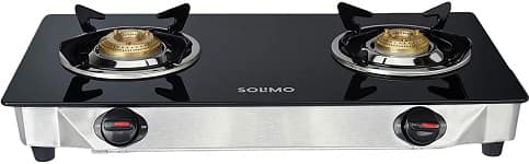 Solimo Amazon Brand 2 Burner Gas Stove