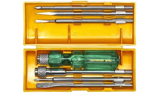 Taparia 840 Screw Driver Set with Neon Bulb