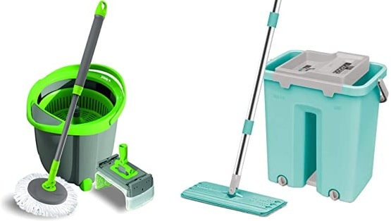 spin mop vs flat mop