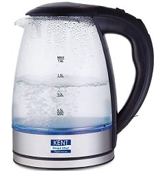 KENT Elegant Electric Glass Kettle