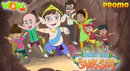 Gadget Guru Ganesha Cartoon