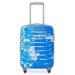 Skybags Polycarbonate 55 cms Blue Hardsided Cabin Luggage