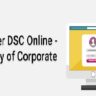 register DSC on MCA