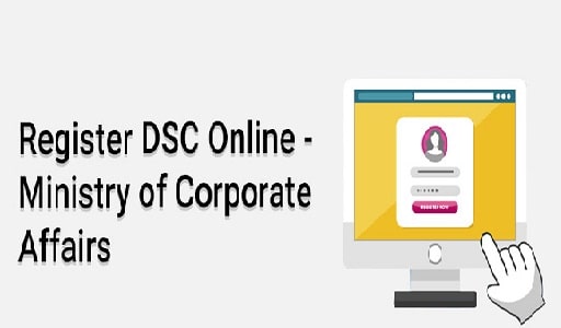 register DSC on MCA