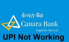 Canara Bank UPI NOT WORKING
