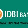 IDBI Bank UPI Not Working