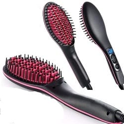 ASPERIA Hair Electric Comb Brush 3 in 1 Ceramic Fast Hair Straightener
