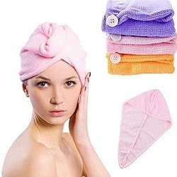COBRA Quick Turban Hair-Drying Absorbent Microfiber Towel
