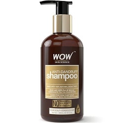 WOW anti dandruff no parabens & sulphate shampoo